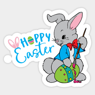 Hoppy Easter Sticker